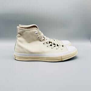 Converse Shoes Mens 9 Tan White Chuck 70 All Star High Top Canvas Sneakers
